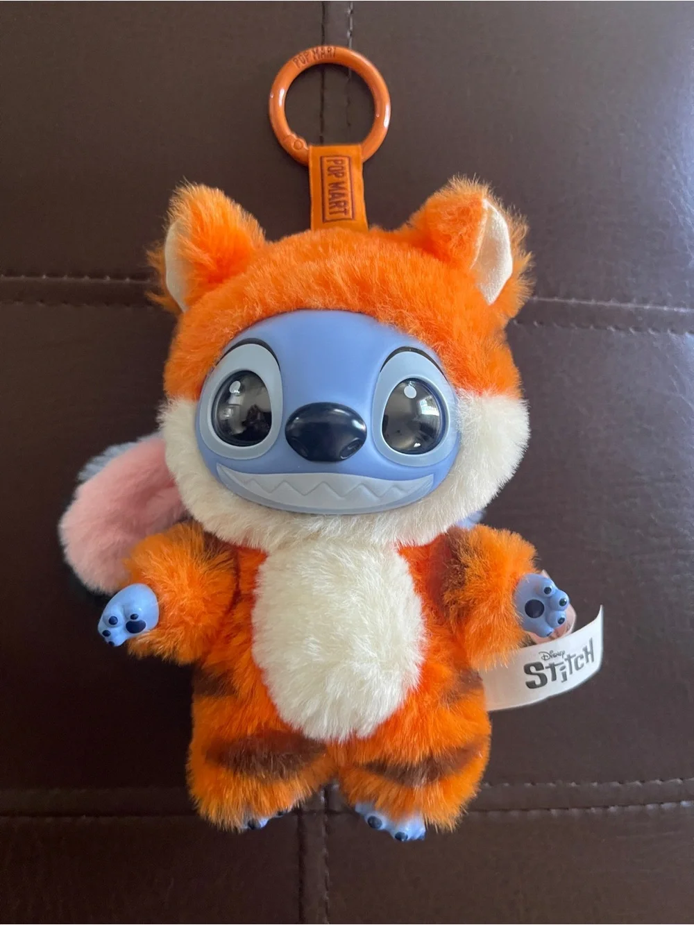 Disney Stitch Tigger Plush Bag Charm Keychain POP MART Blind Box